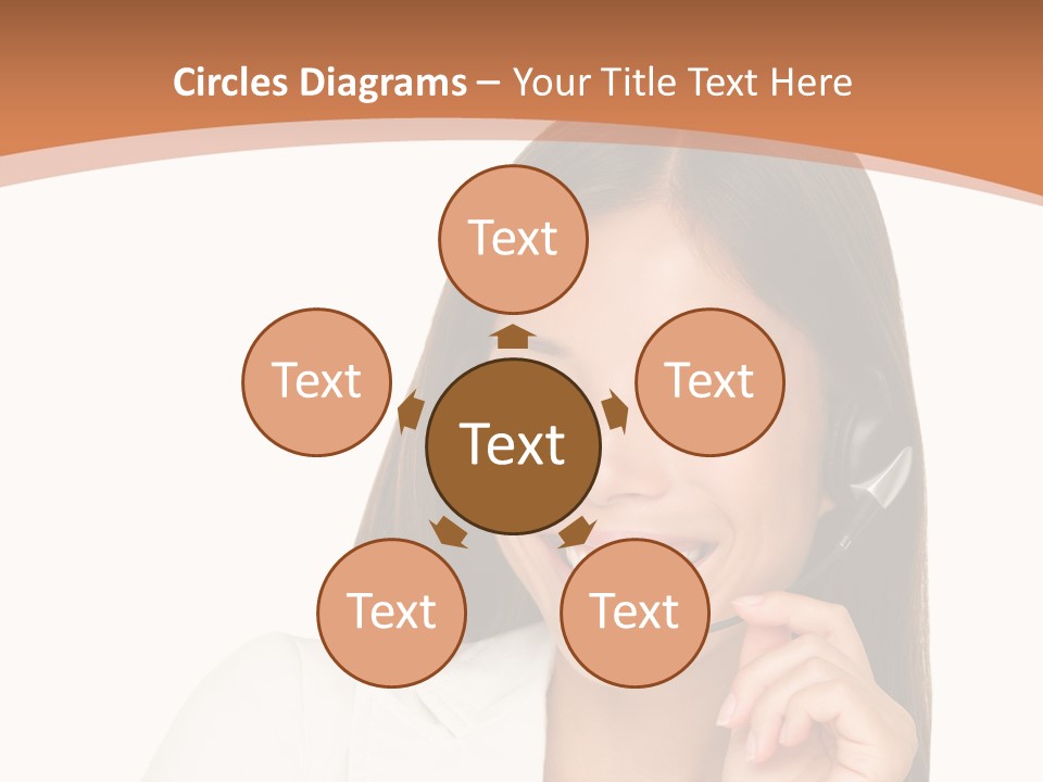 Business Isolated Working PowerPoint Template