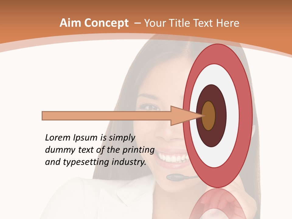 Business Isolated Working PowerPoint Template