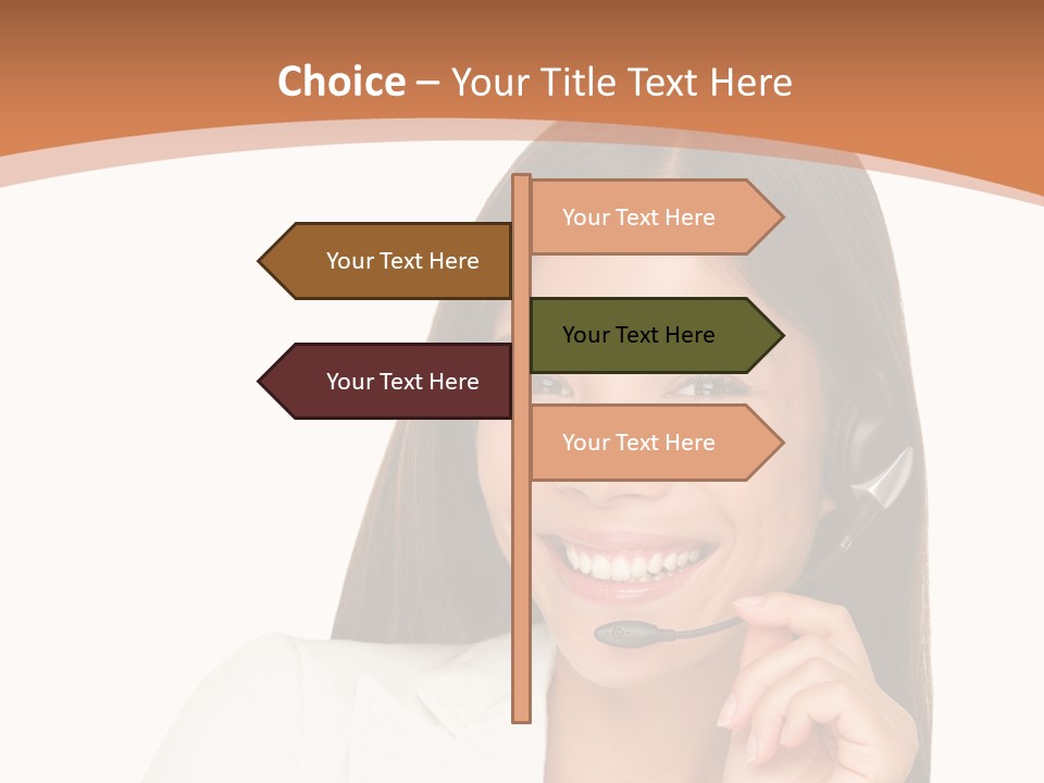 Business Isolated Working PowerPoint Template