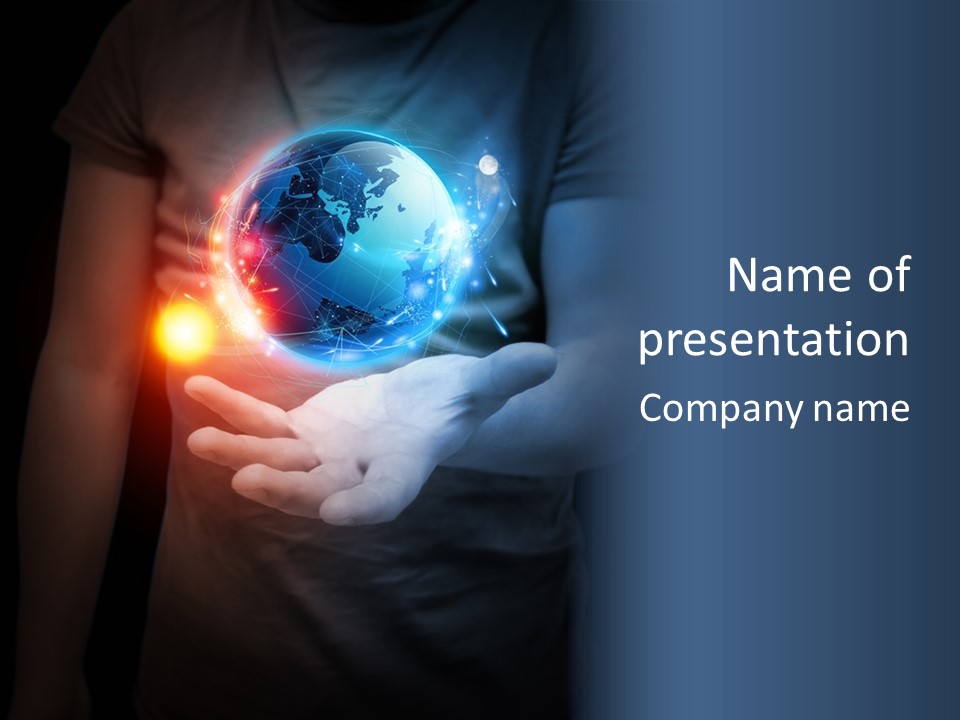 Control Effect Star PowerPoint Template