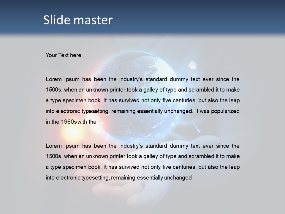 Control Effect Star PowerPoint Template