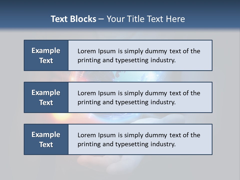 Control Effect Star PowerPoint Template