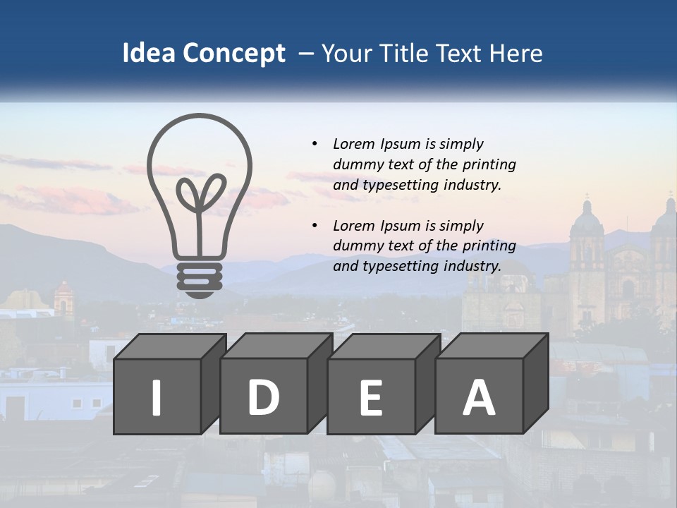 Building America Plant PowerPoint Template