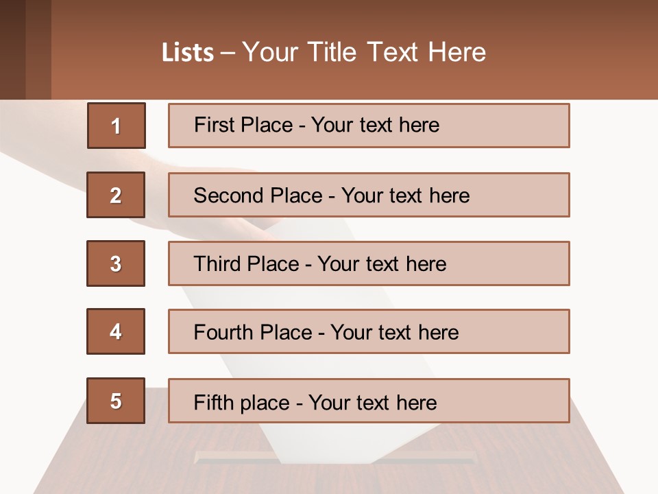 Plebiscite Box Business PowerPoint Template