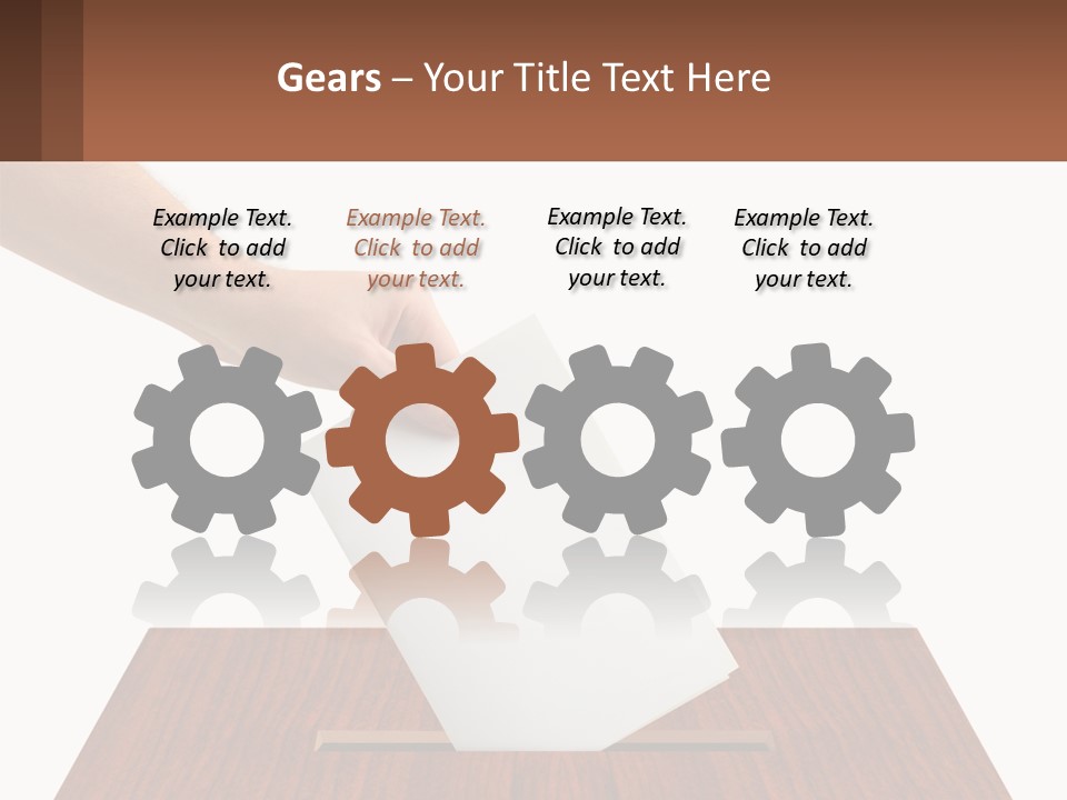 Plebiscite Box Business PowerPoint Template