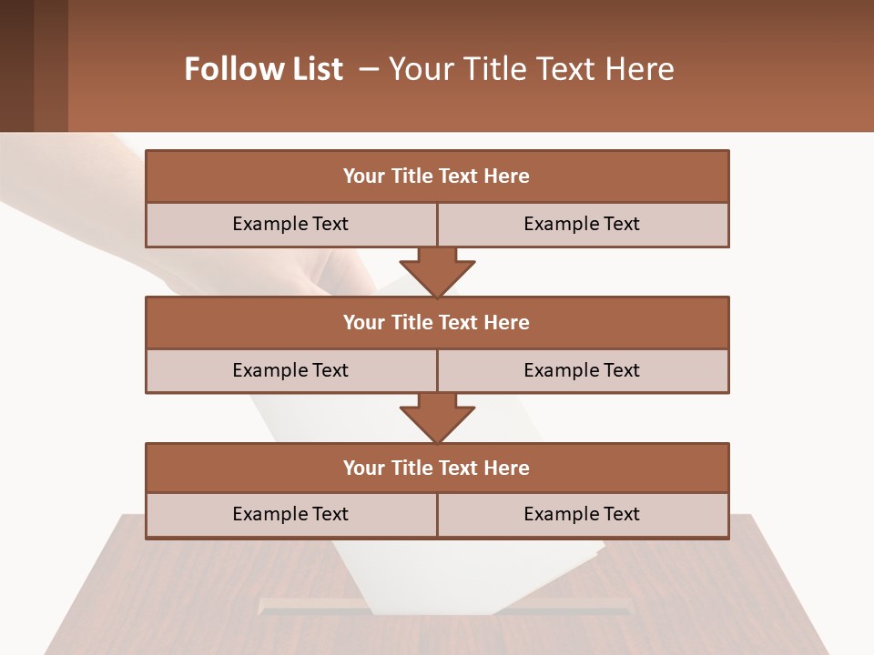 Plebiscite Box Business PowerPoint Template