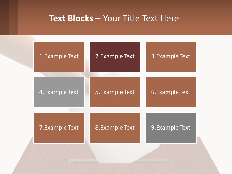 Plebiscite Box Business PowerPoint Template