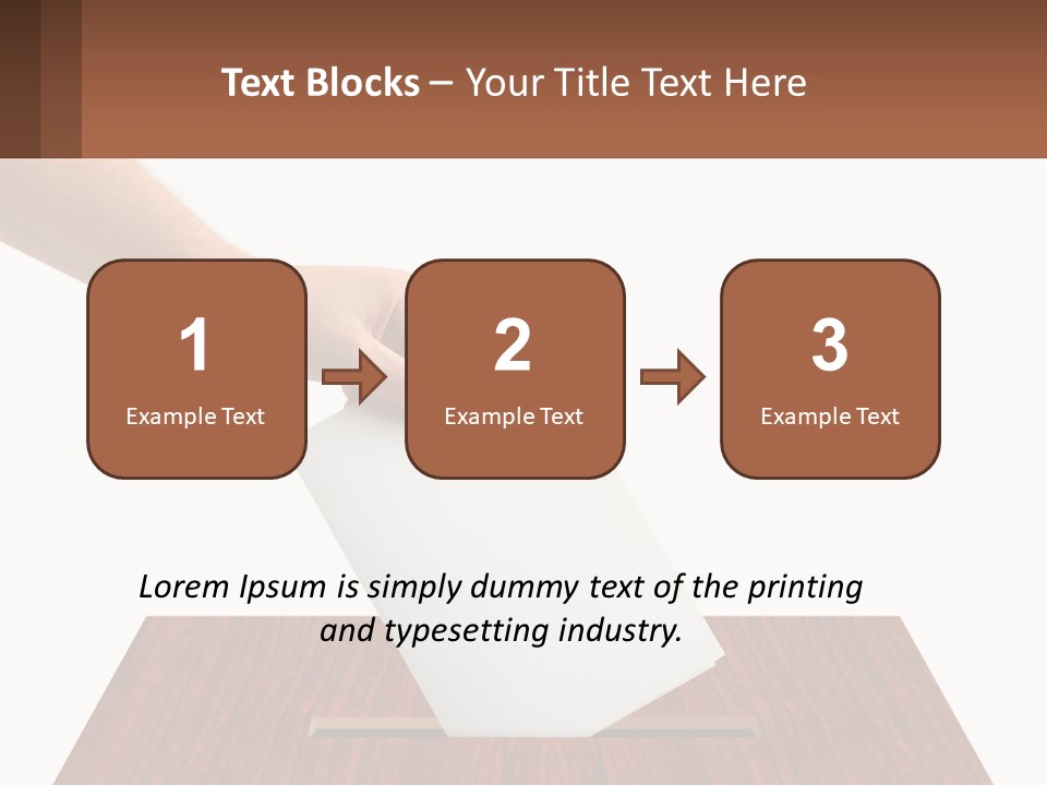 Plebiscite Box Business PowerPoint Template