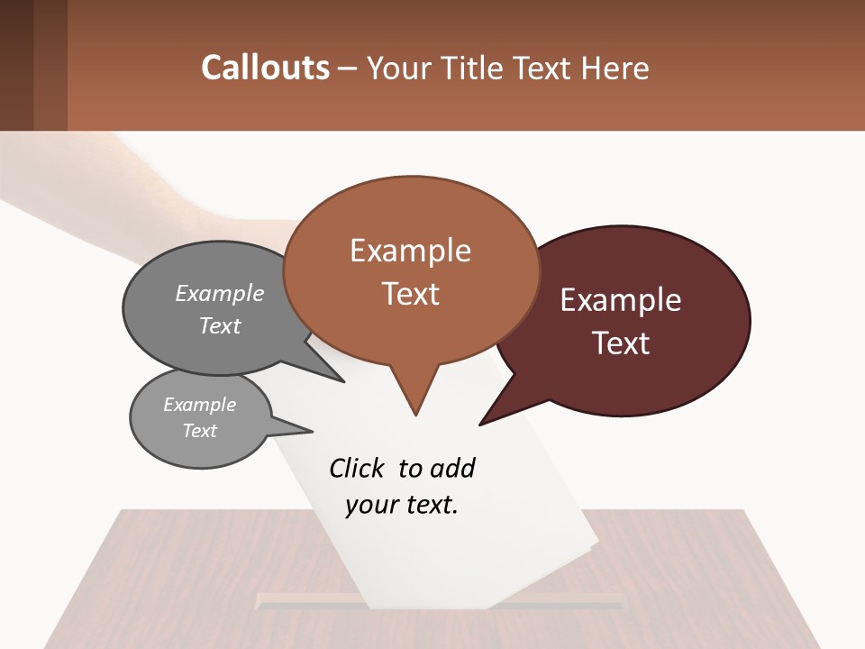 Plebiscite Box Business PowerPoint Template
