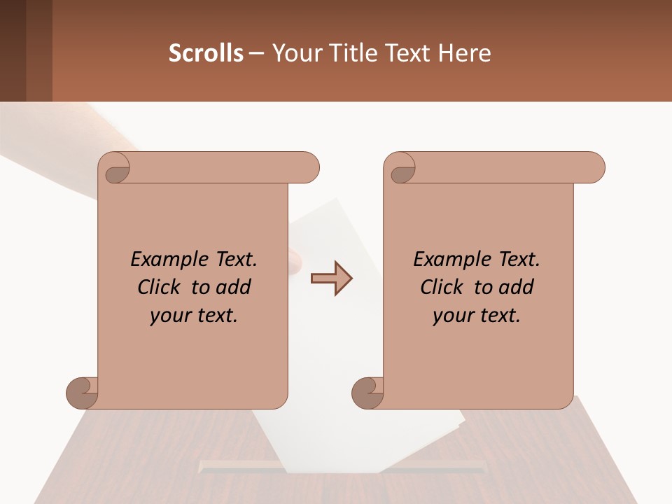 Plebiscite Box Business PowerPoint Template