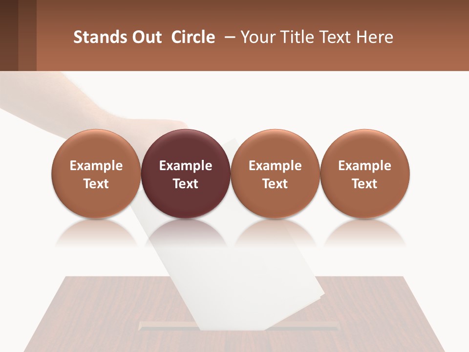 Plebiscite Box Business PowerPoint Template