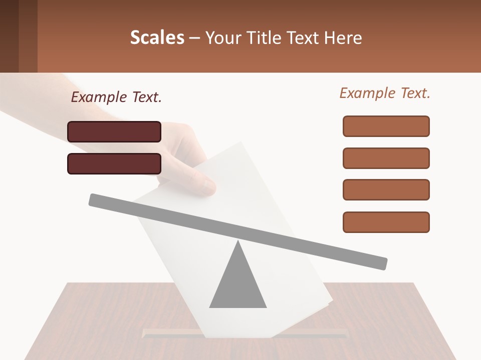 Plebiscite Box Business PowerPoint Template