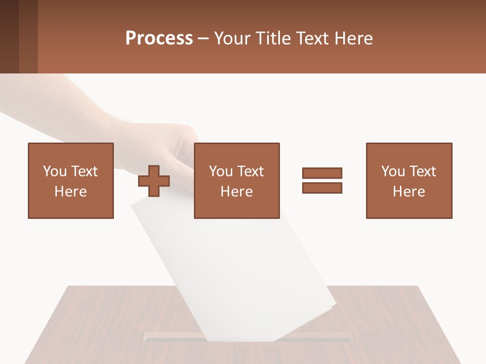 Plebiscite Box Business PowerPoint Template