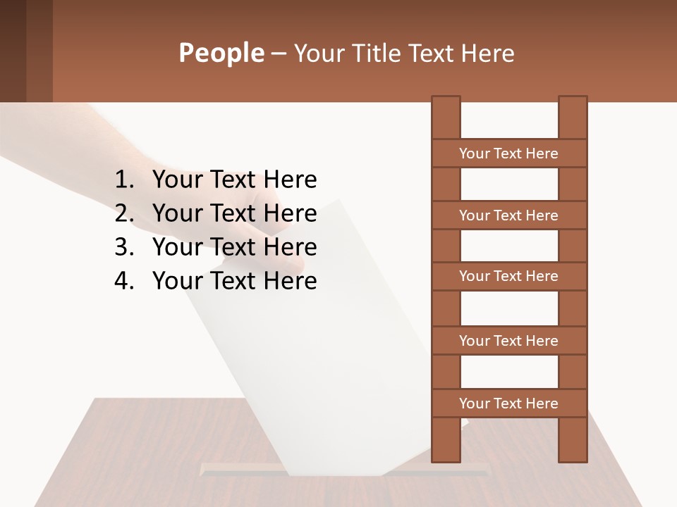 Plebiscite Box Business PowerPoint Template