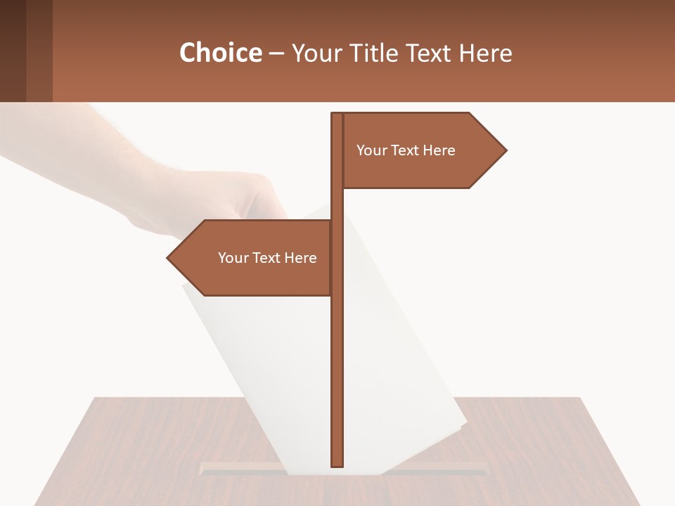 Plebiscite Box Business PowerPoint Template