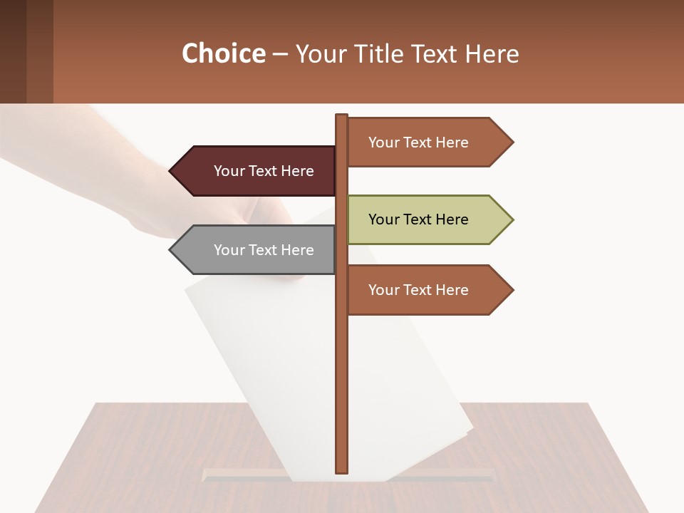 Plebiscite Box Business PowerPoint Template