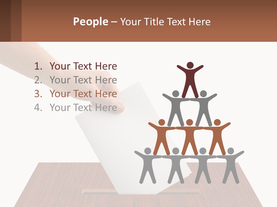 Plebiscite Box Business PowerPoint Template