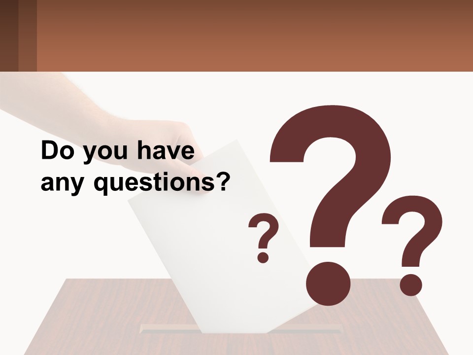 Plebiscite Box Business PowerPoint Template