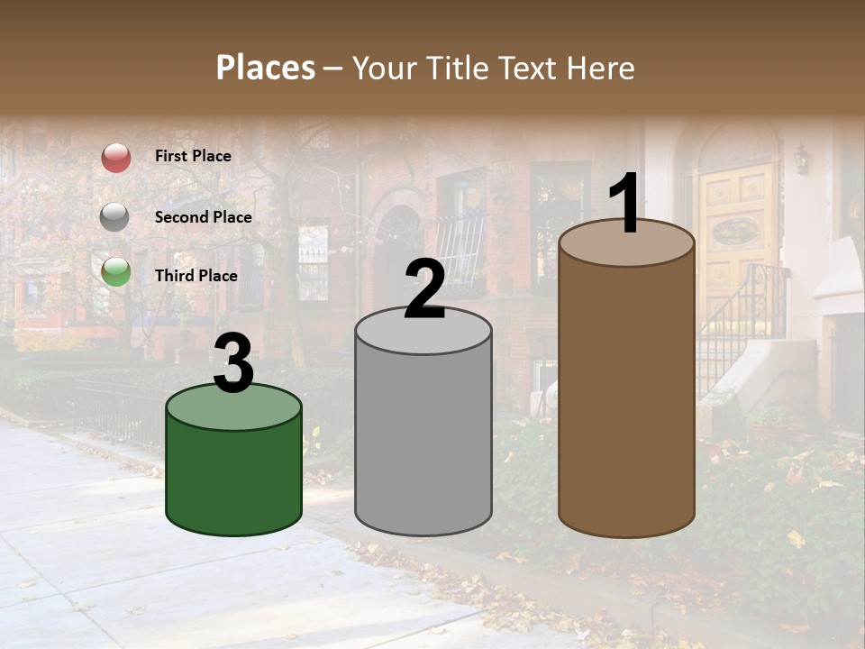 Classic Victorian Steps PowerPoint Template