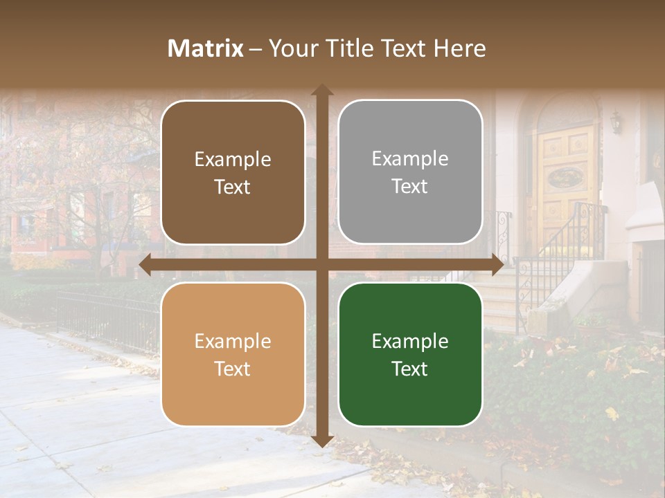 Classic Victorian Steps PowerPoint Template