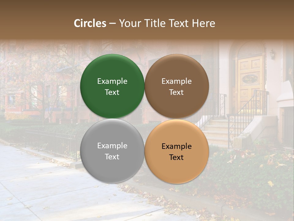 Classic Victorian Steps PowerPoint Template