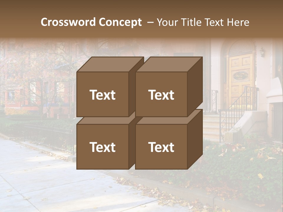 Classic Victorian Steps PowerPoint Template