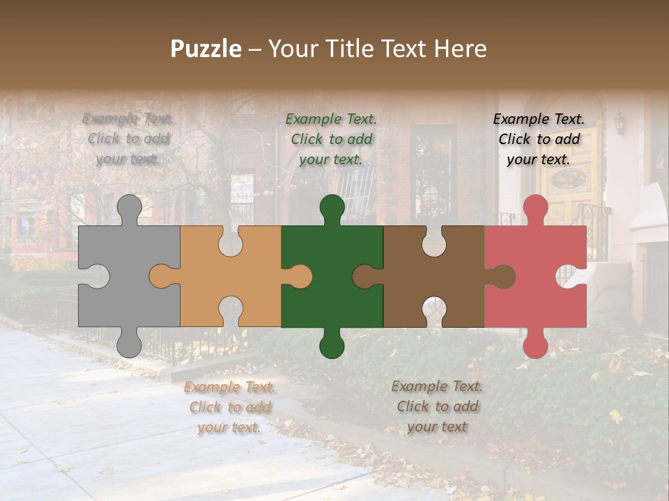 Classic Victorian Steps PowerPoint Template