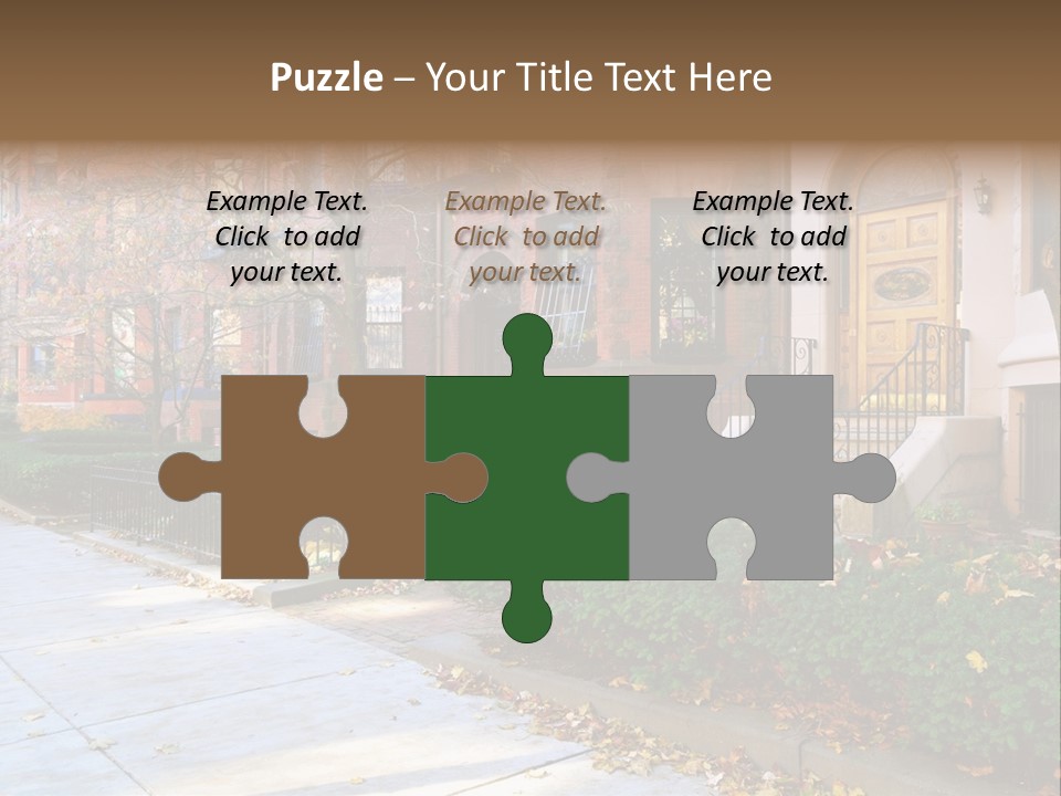 Classic Victorian Steps PowerPoint Template