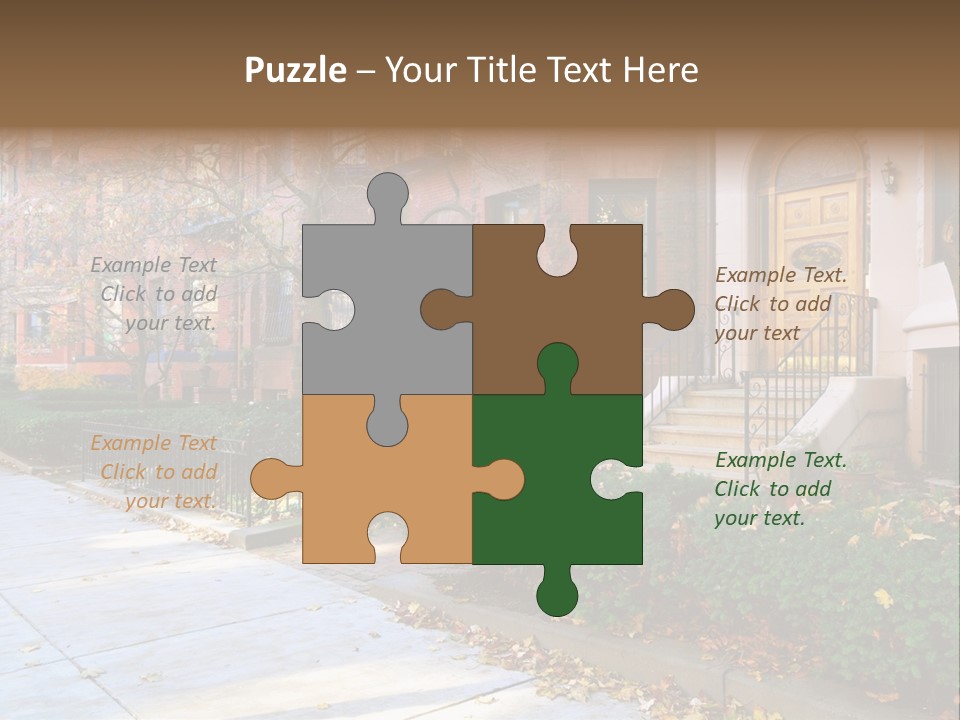 Classic Victorian Steps PowerPoint Template