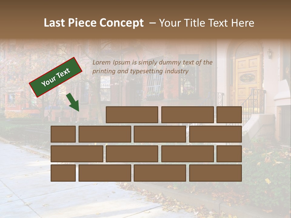 Classic Victorian Steps PowerPoint Template