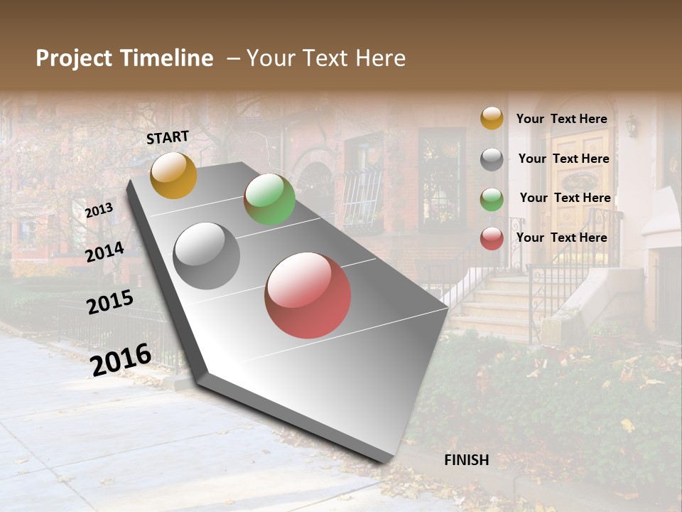 Classic Victorian Steps PowerPoint Template