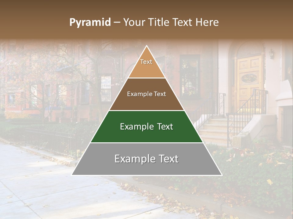 Classic Victorian Steps PowerPoint Template