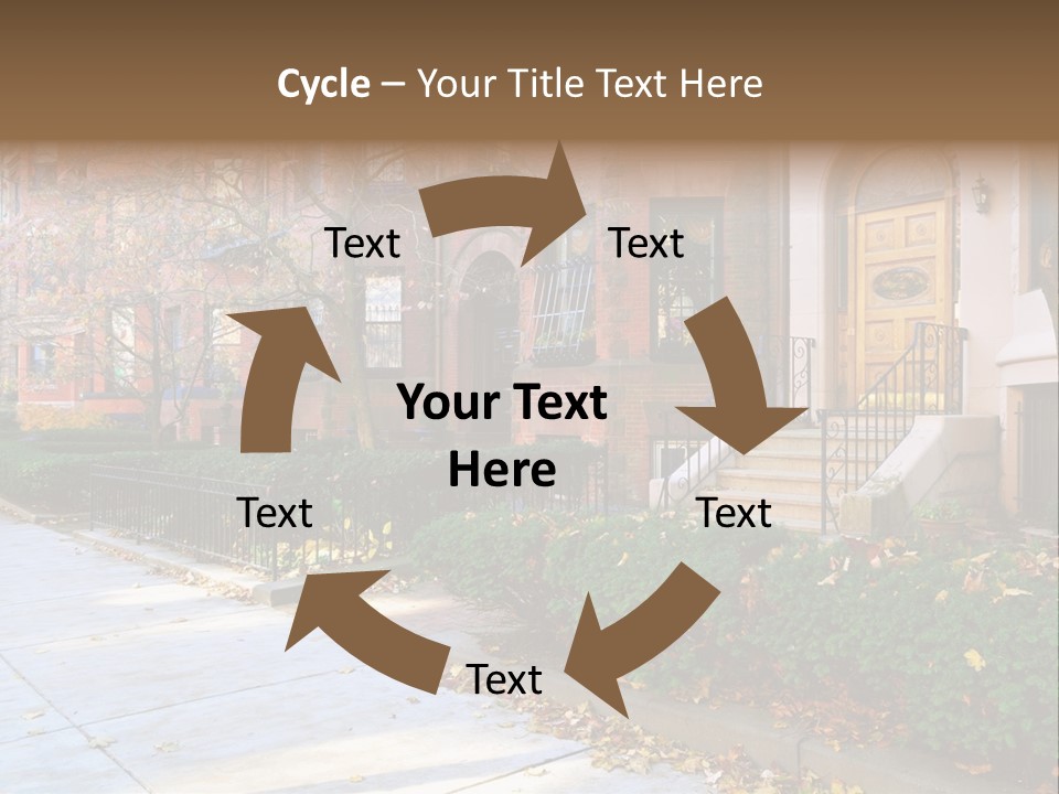 Classic Victorian Steps PowerPoint Template