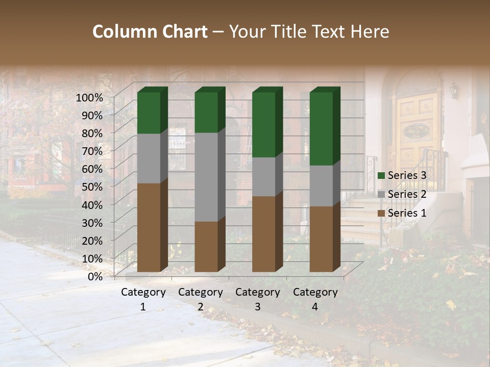 Classic Victorian Steps PowerPoint Template