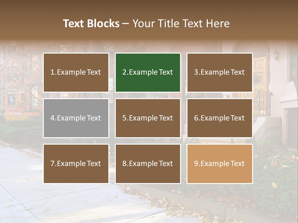 Classic Victorian Steps PowerPoint Template