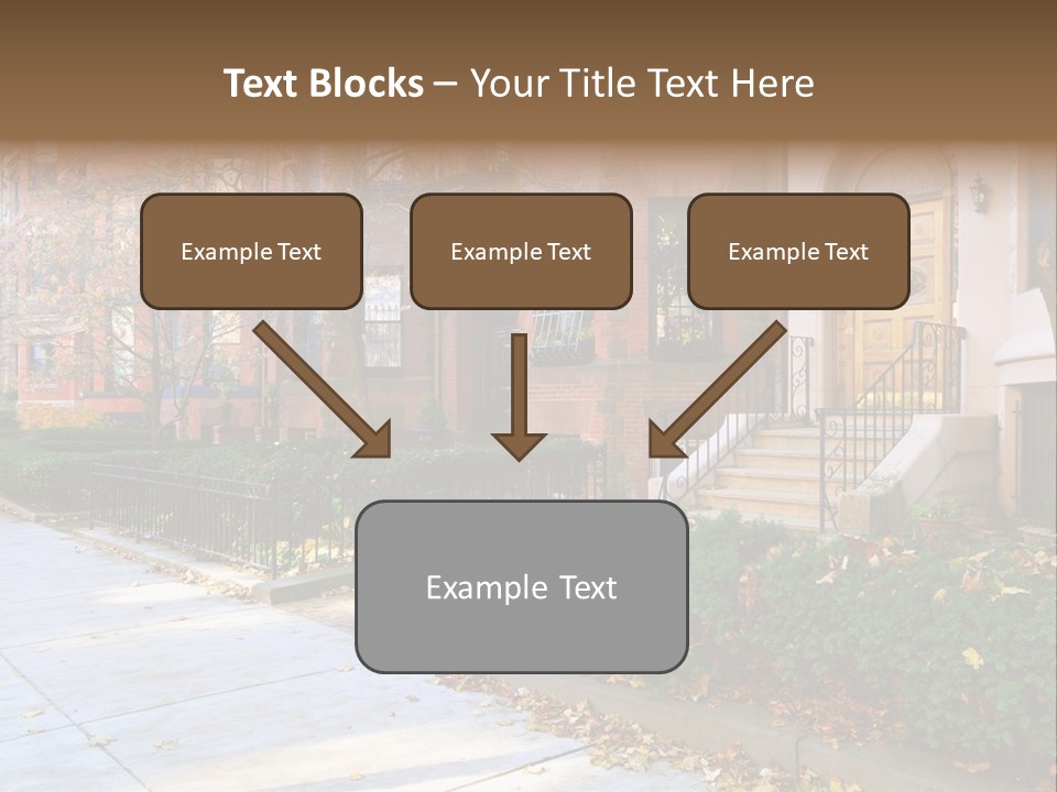 Classic Victorian Steps PowerPoint Template