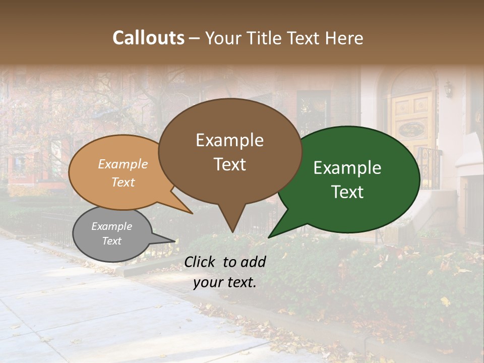 Classic Victorian Steps PowerPoint Template
