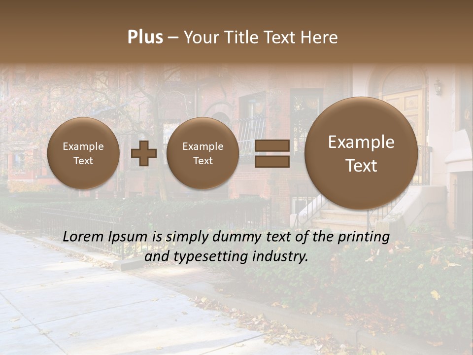 Classic Victorian Steps PowerPoint Template