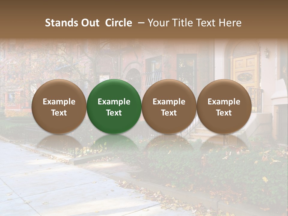 Classic Victorian Steps PowerPoint Template
