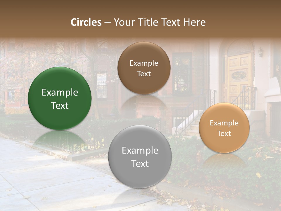 Classic Victorian Steps PowerPoint Template