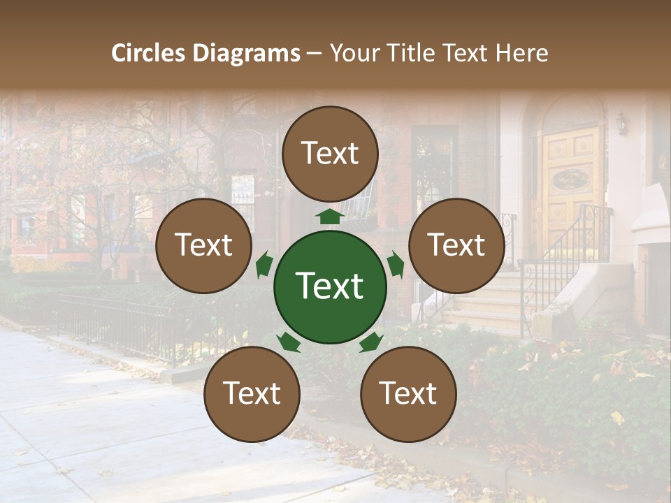 Classic Victorian Steps PowerPoint Template