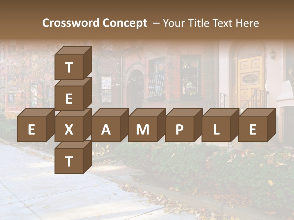 Classic Victorian Steps PowerPoint Template