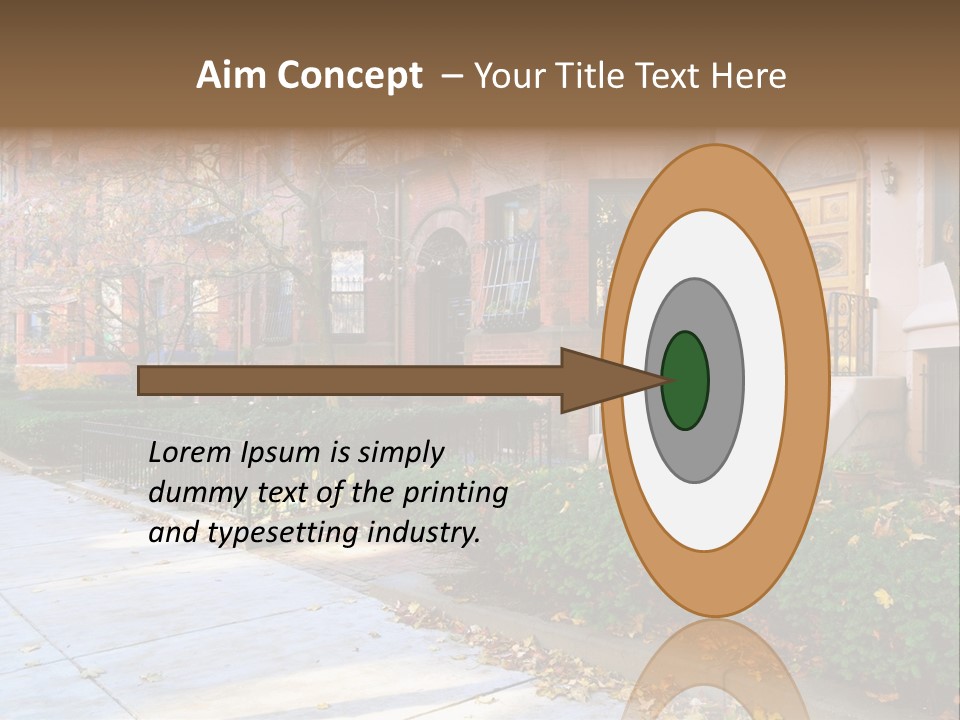 Classic Victorian Steps PowerPoint Template