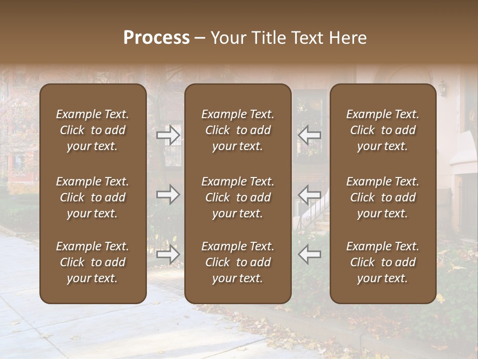 Classic Victorian Steps PowerPoint Template
