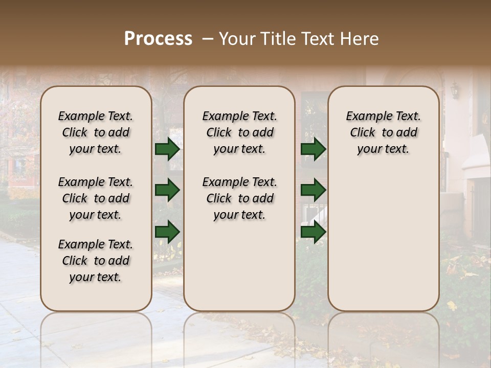 Classic Victorian Steps PowerPoint Template