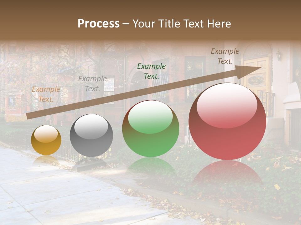 Classic Victorian Steps PowerPoint Template