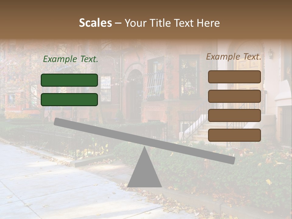 Classic Victorian Steps PowerPoint Template
