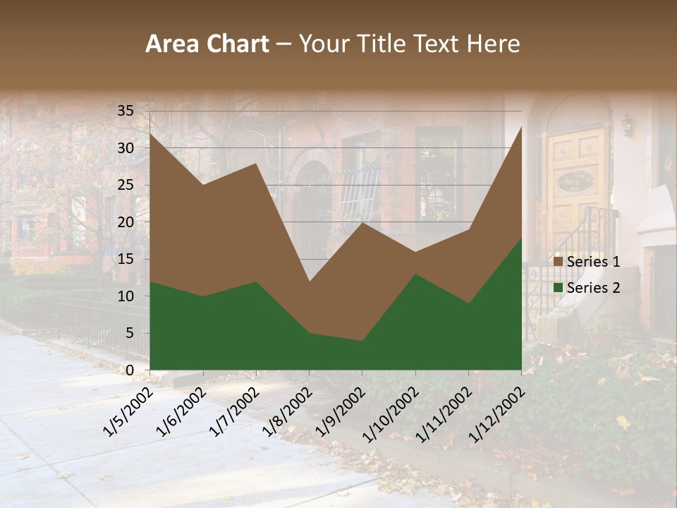 Classic Victorian Steps PowerPoint Template