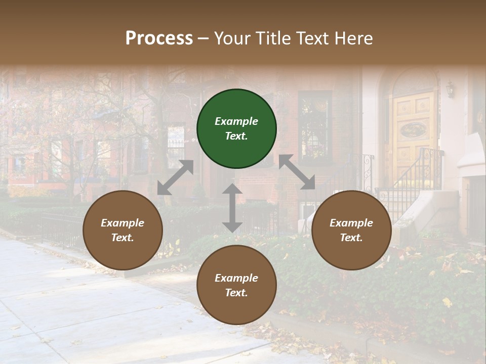 Classic Victorian Steps PowerPoint Template