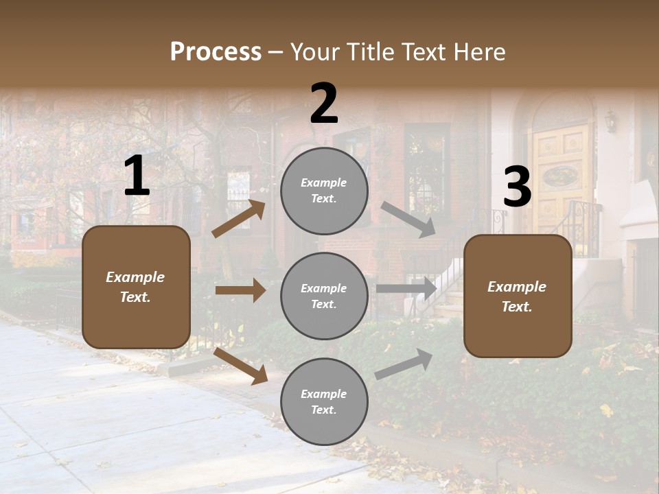 Classic Victorian Steps PowerPoint Template